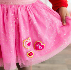 Heart Patch Valentine's Day Tutu