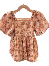 Floral Bubble Hem Dress