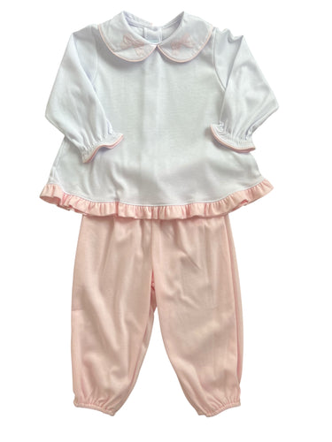 Pink Bows Pant Set