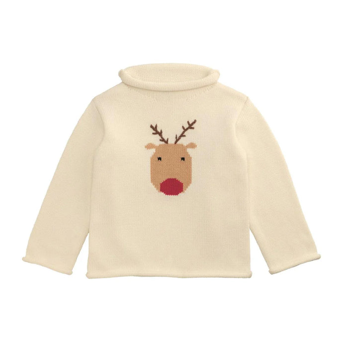 Reindeer Rollneck Sweater