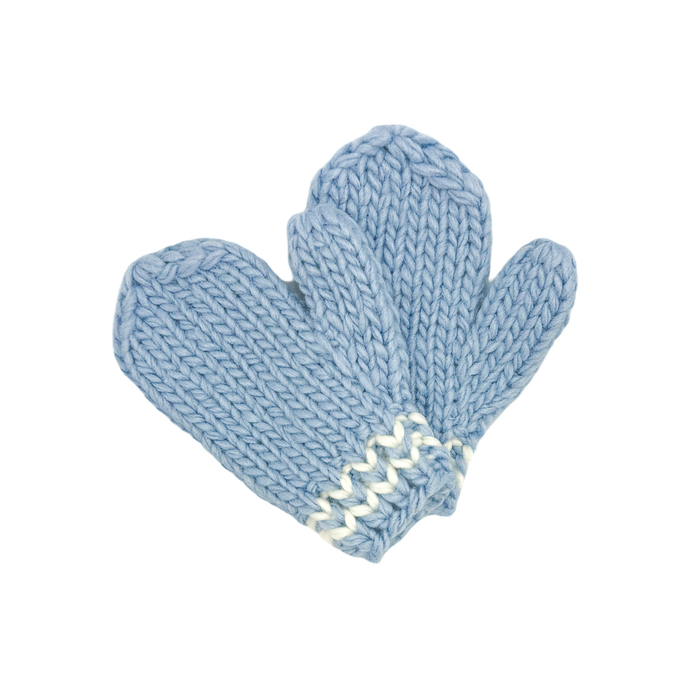 Blue Knit Mittens (Baby/Toddler, Kid)