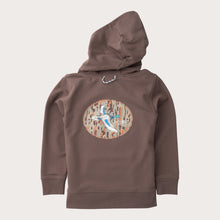 Boys Spinnerbait Hooded Sweatshirt Coffee Quartz