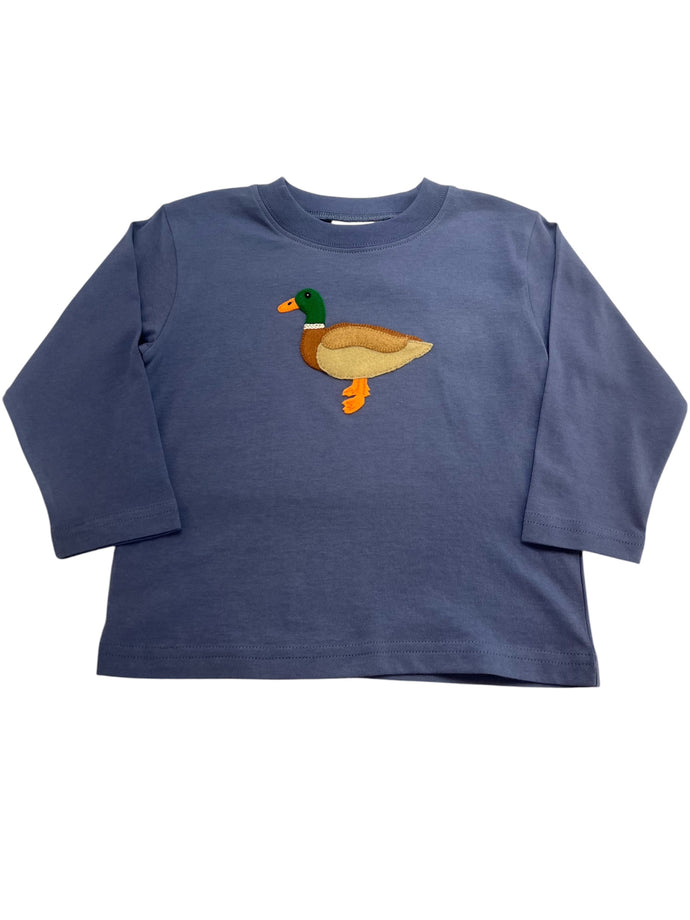 L/S T-Shirt, Mallard on Steel