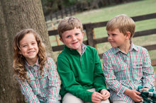 Kid’s LS Fishing Shirt Holiday Plaid