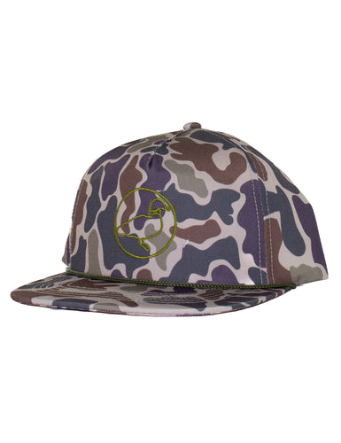 Rope Hat, Vintage Camo