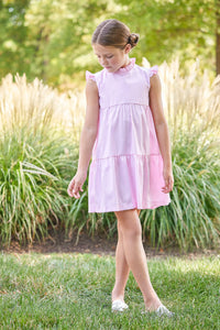 Tiered Charleston Dress, Pink