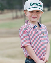 Youth Independence Polo Red/White/Blue
