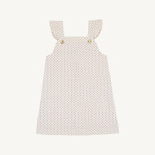 Julia Jumper Palmetto Pearl & Richmond Red Microdot Corduroy