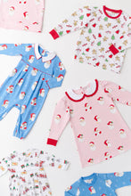 Long Sleeve Bradford Romper Dear Santa (Barbados Blue)