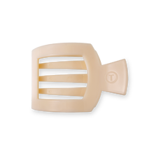 Almond Beige Small Flat Square Clip