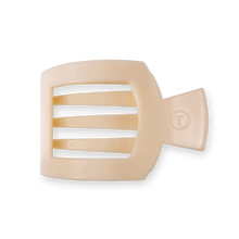 Almond Beige Medium Flat Square Clip