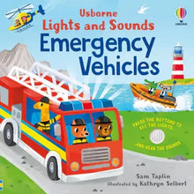 Lights and Sounds Emergency Vehicles sound book: Usborne