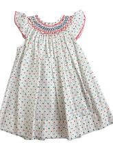 Red/White/Blue Dotted Swiss Dress