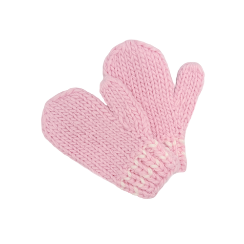 Pink Knit Mittens (Baby/Toddler, Kid)