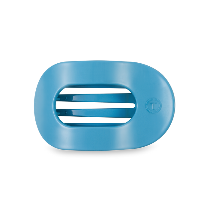 Flat Round Hair Clip | Medium | Summer Sky