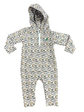 Performance Fish Print Hoodie Romper