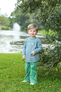 Mallard Embroidery Pant Set