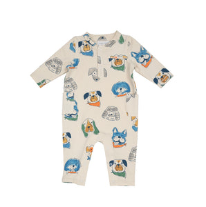 Furry Friends French Terry Romper