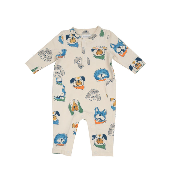 Furry Friends French Terry Romper