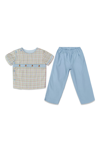 Smocked Beau Pant Set