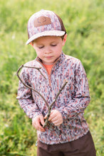 Boys Pro Performance 1/4 Zip Pullover Natural Stay in the Lines Camo