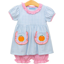 Pumpkin Short Sleeve Bloomer Set