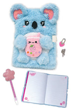Fuzzy Diary with Lock and Keys, Koala