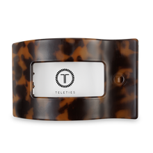 Flat Rectangle Hair Clip | Large | Tortoise