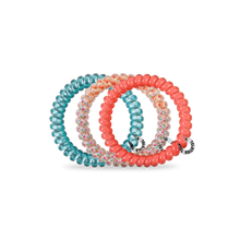 Spiral Hair Coils | Small | Coral Craze Hair Ties