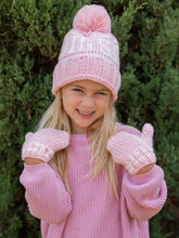 Pink Knit Mittens (Baby/Toddler, Kid)