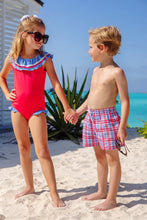 Tortola Swim Trunks, Lawn Party Plaid