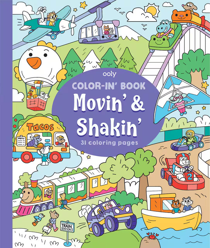 Movin’ & Shaken’ Coloring Book