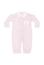 Pink flowers Herringbone Embroidered converter Gown
