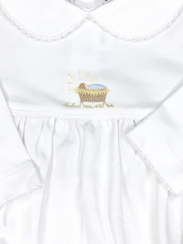 Nativity Collared Pima Footie