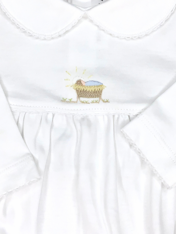 Nativity Collared Pima Footie