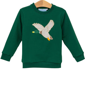 French Terry Pullover- Mallard