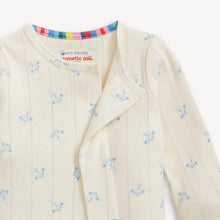 Airplanes Pointelle Magnetic Footie