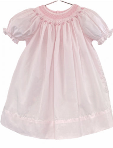 Light Pink Smocked Dress