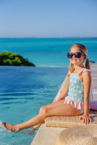 St. Lucia Swimsuit, Hanover Handblock