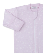Crescent Moonlight Pink Zip Footie