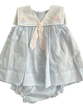 Sailboat Embroidered Dress