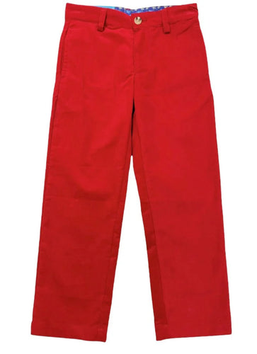 Red Corduroy Champ Pant