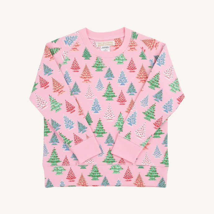 Cassidy Comfy Crewneck Need a Little Nostalgia with Pier Party Pink