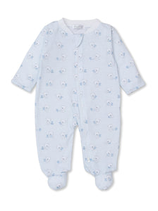 Blue Beary Best Friends Zipper Footie