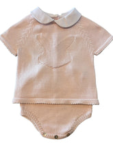 Pink Bunny Diaper Set