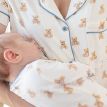 Women’s Short Sleeve Pajama Set in Teddy Bear