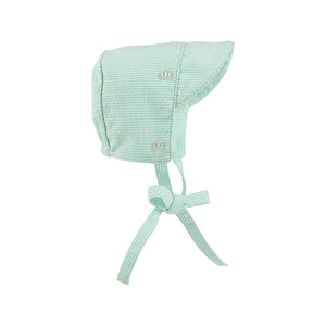 Barringer Bonnet
Grace Bay Green Seersucker with Worth Avenue White