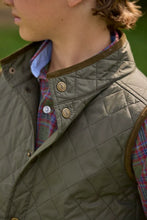 Classic Quilted Vest Olive