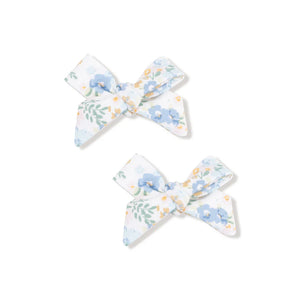 Sweet Rose Calico Hair Clips (2pack)