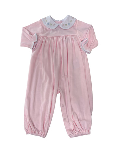 Pink Flower Knit Longall